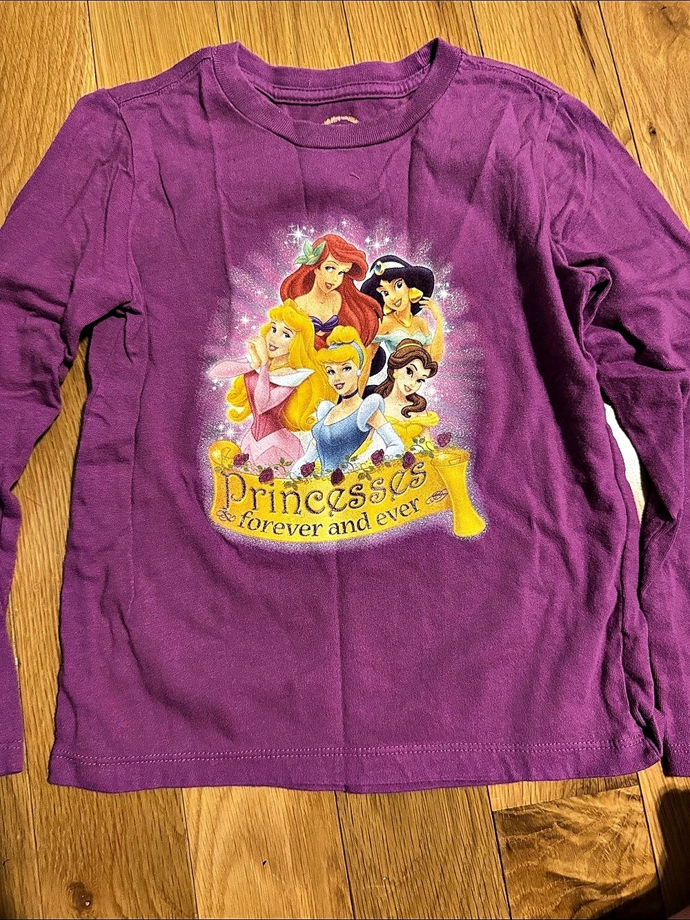 Disney Princesses Forever and Ever long sleeve tee Long Sleeve Tee in Purple